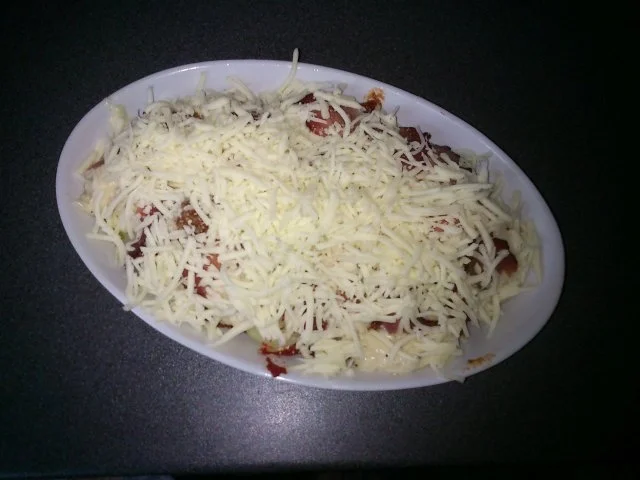 Kartoffel-Paprika-Hack-Auflauf - "Moussaka Art" - Rezept