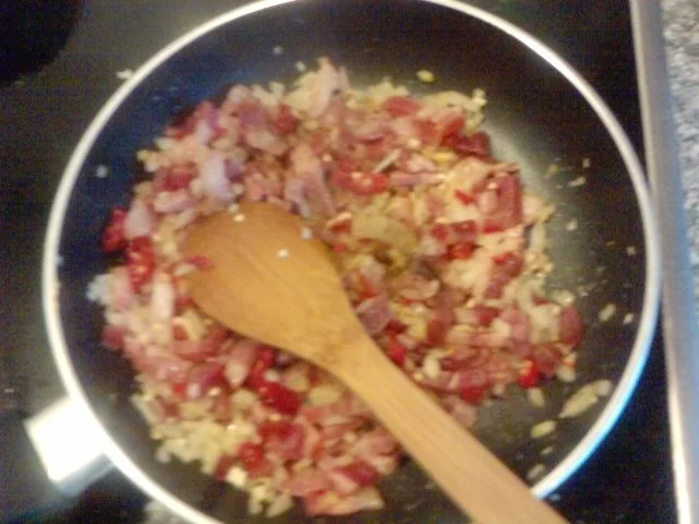 Rezept: Spaghetti Carbornara genightcookert ;-)) Bild Nr. 5 Spaghetti Carbornara genightcookert ;-)) - Rezept - Bild Nr. 5