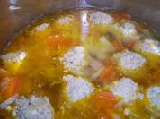 Hackfleischsuppe aus Putenbrust - Rezept