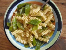 Zitronensoße mit Zuckerschoten - Rezept