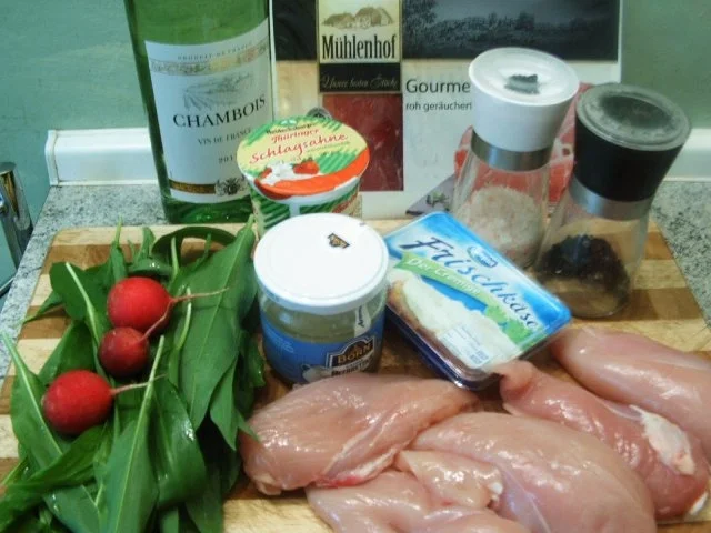 Hähnchenbrust mit einer Bärlauchfüllung - Rezept - Bild Nr. 2