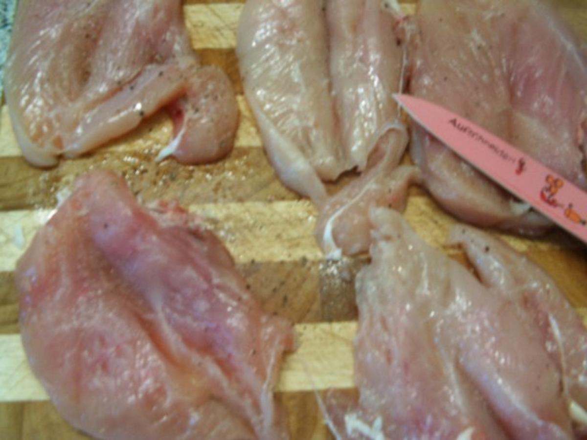 Hähnchenbrust mit einer Bärlauchfüllung - Rezept - Bild Nr. 4