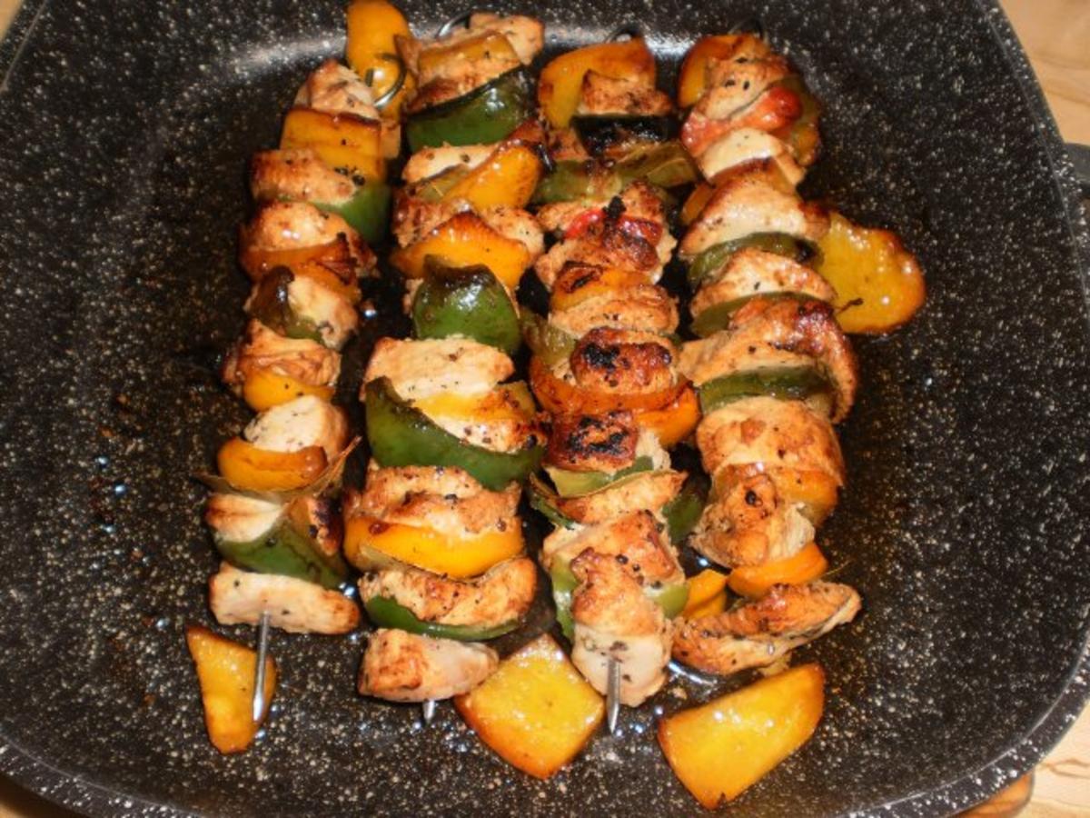 Fleischspieße mit würzigem Paprikadip - Rezept - Bild Nr. 15