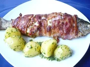 Bacon  - Forelle mit Zitrone - Rezept