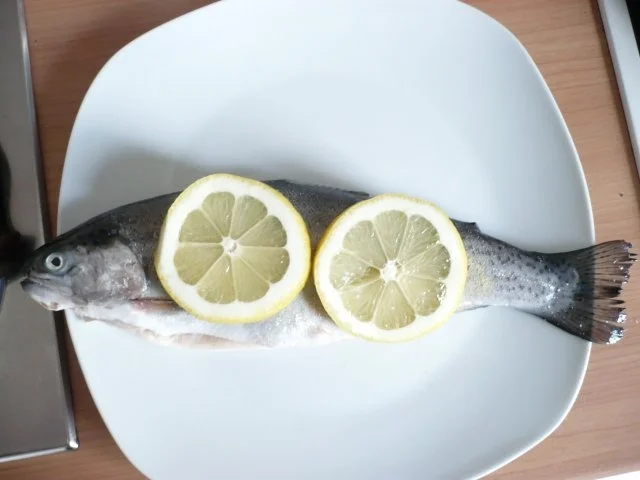 Rezept: Bacon - Forelle mit Zitrone Bild Nr. 3 Bacon - Forelle mit Zitrone - Rezept - Bild Nr. 3