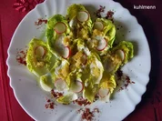 Mini-Romana-Salatherzen - Rezept