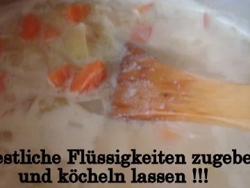 Rezept: Karotten-Ingwer Suppe mit gebratenen Garnelen Bild Nr. 6 Karotten-Ingwer Suppe mit gebratenen Garnelen - Rezept - Bild Nr. 6