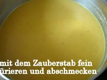 Rezept: Karotten-Ingwer Suppe mit gebratenen Garnelen Bild Nr. 7 Karotten-Ingwer Suppe mit gebratenen Garnelen - Rezept - Bild Nr. 7