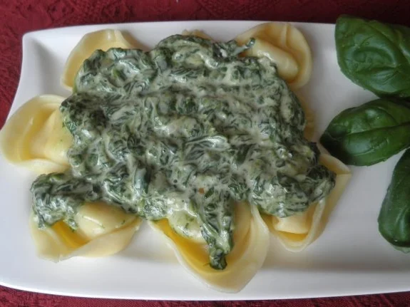 Spinat - Käse - Soße ... - Rezept