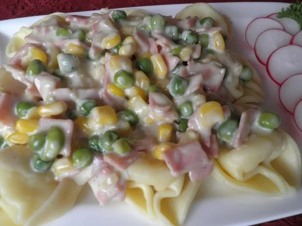 Schinken - Gemüse - Soße ... - Rezept