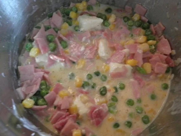 Schinken - Gemüse - Soße ... - Rezept - Bild Nr. 4