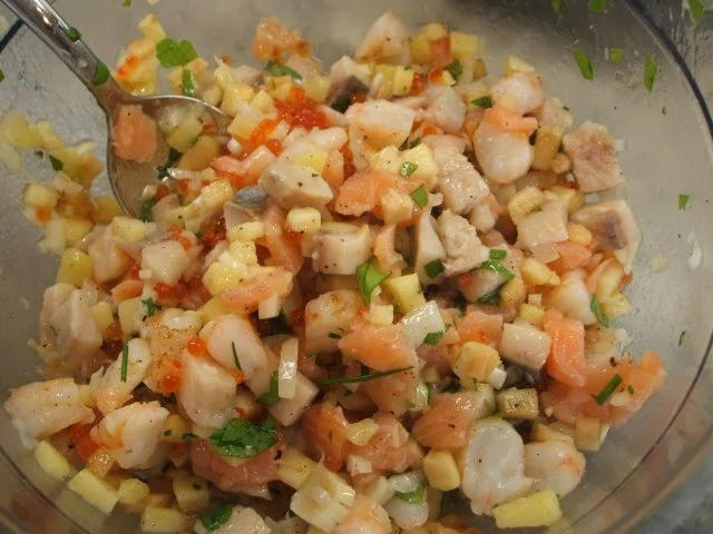 Fisch: Fischsalat - Rezept - Bild Nr. 6