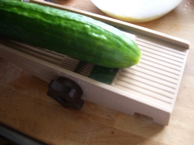 lauwarmer Kartoffelsalat mit gebratener Schinkenbockwurst - Rezept - Bild Nr. 6