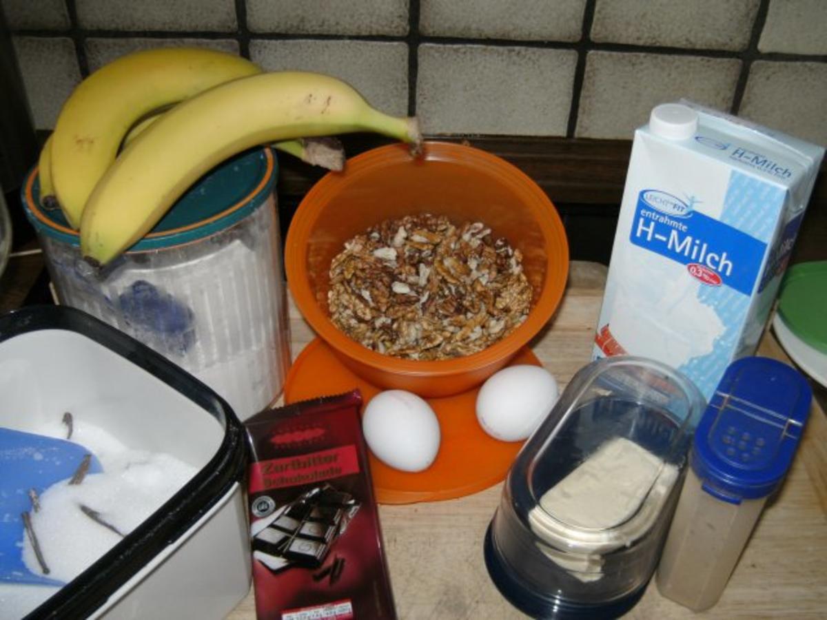 Bananen-Schoko-Kuchen - Rezept