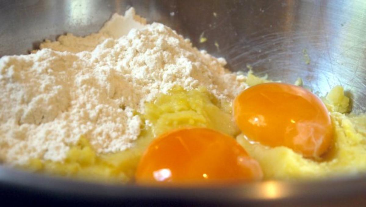 Gnocchi mit grünem Spargel und Hähnchen - Rezept - Bild Nr. 4