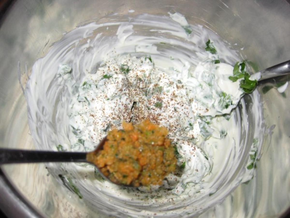 Putenröllchen und Champignons gefüllt mit Bärlauch-Creme - Rezept - Bild Nr. 5