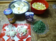 Eiersoße  zu Salzkartoffeln - Rezept