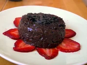 Schokoladenmilchreis mit Tonkabohne und Erdbeeren - Rezept