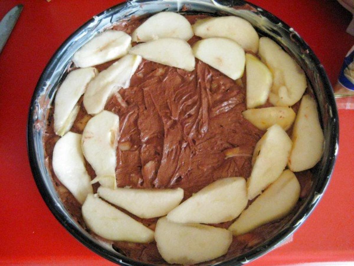 Birnen - Schokoladen Kuchen - Rezept - Bild Nr. 10