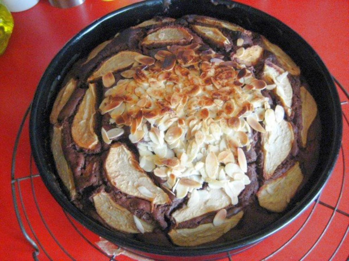 Birnen - Schokoladen Kuchen - Rezept - Bild Nr. 12