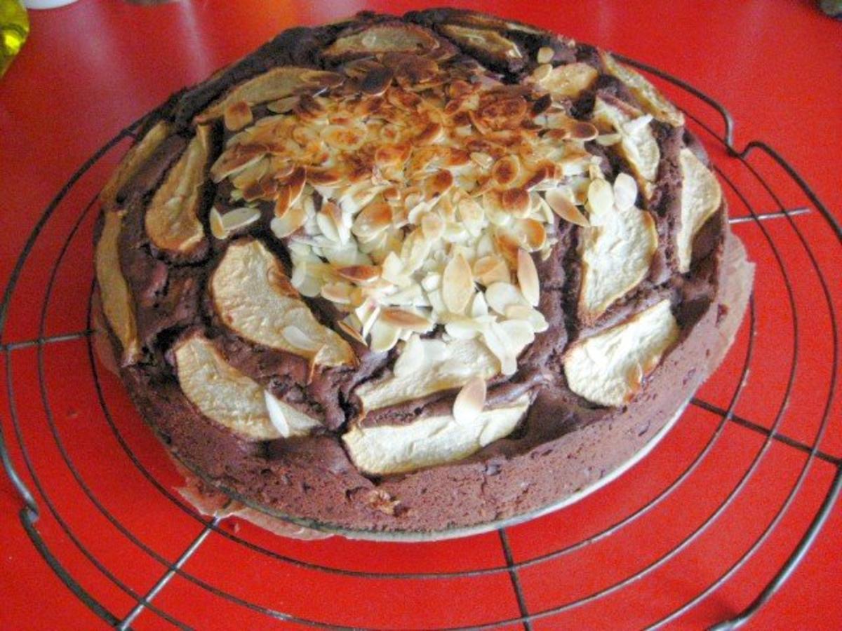 Birnen - Schokoladen Kuchen - Rezept - Bild Nr. 13