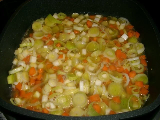 Lachs auf Porree-Gemüse-Bett>> - Rezept - Bild Nr. 5