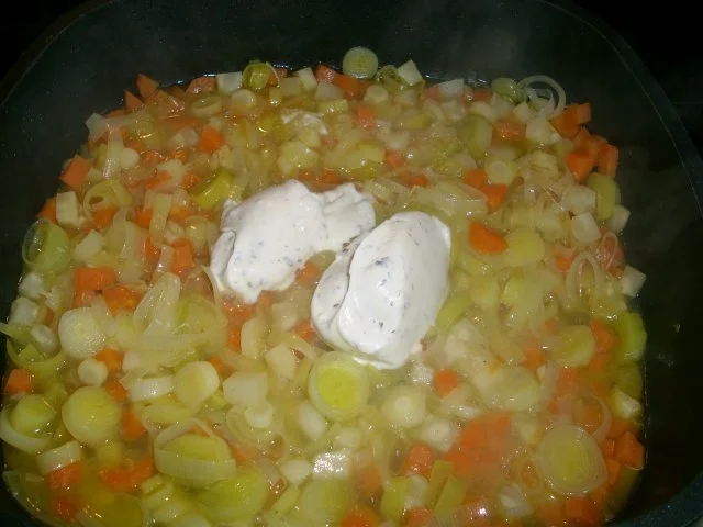 Lachs auf Porree-Gemüse-Bett>> - Rezept - Bild Nr. 6