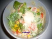 Salat: Buntes Gemüse mit Joghurt-Dressing - Rezept