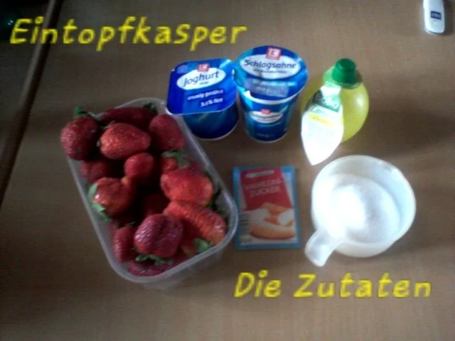 Erdbeereiscreme a`la Jörg für die Eismaschine - Rezept - Bild Nr. 2