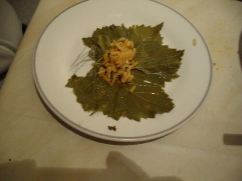 Gefüllte Weinblätter türkische Spezialität für`s kalte Buffet mit ...