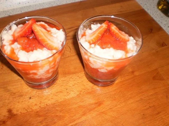 Rezept: Kokos-Risotto mit Kompott Bild Nr. 7 Kokos-Risotto mit Kompott - Rezept - Bild Nr. 7