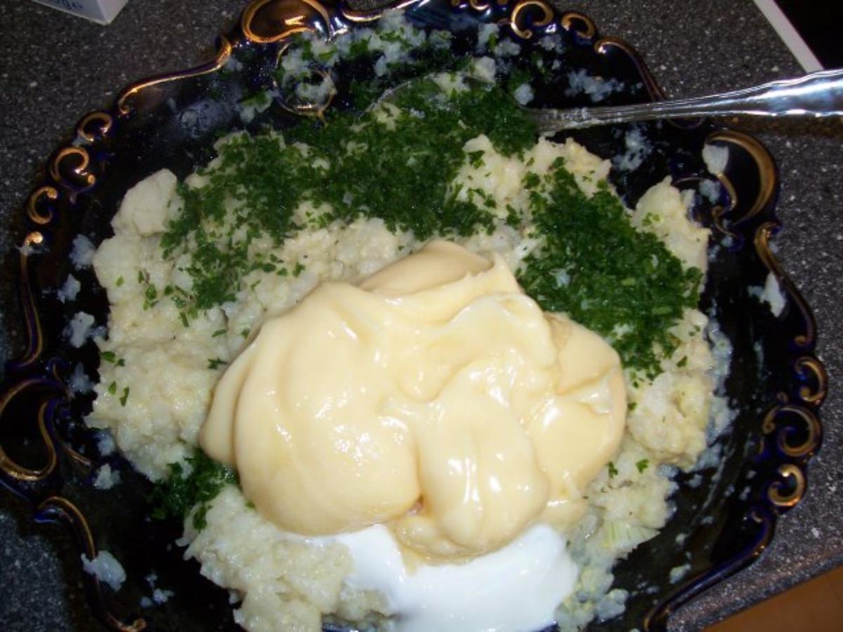 Blumenkohlsalat (oder auch Brotaufstrich) mit selbstgemachter Mayonnaise - Rezept - Bild Nr. 8