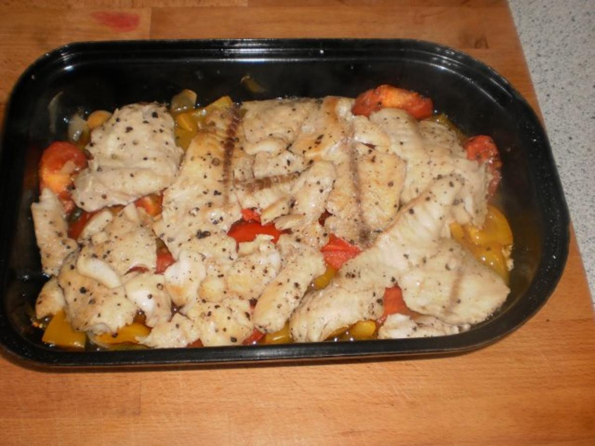 Kabeljau mit Pfannengemüse - Rezept - Bild Nr. 12