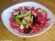 Rotwein-Pasta mit grünem Spargel - Rezept