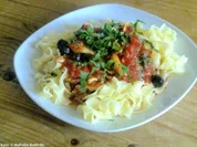 Tagliatelle mit Hähnchenragout - Rezept