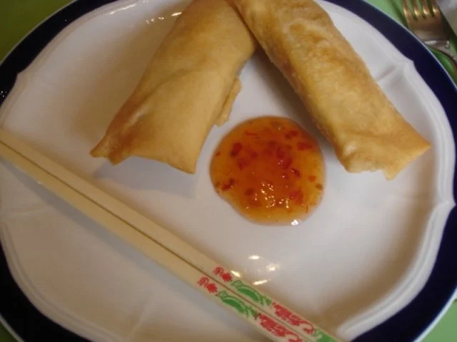 Frühlingsrollen mit Spargel - Rezept