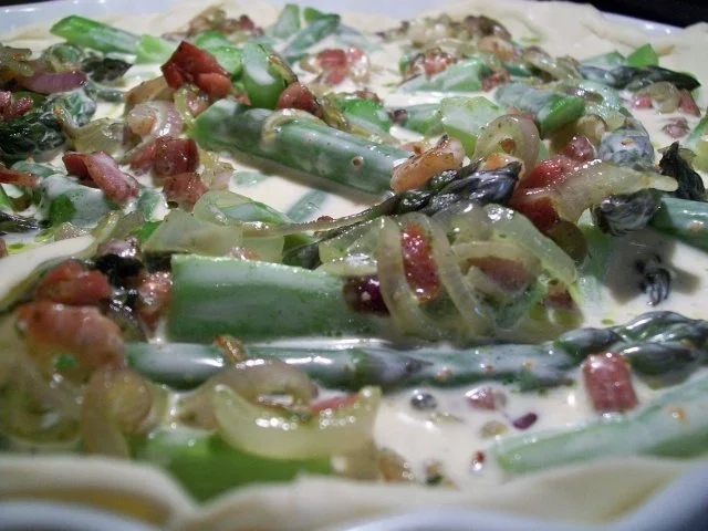 Rezept: Quiche von grünem Spargel Bild Nr. 2 Quiche von grünem Spargel - Rezept - Bild Nr. 2