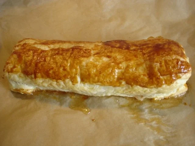 Schweinefilet im Blätterteig mit Champignonsauce und Kartoffelpilzen - Rezept - Bild Nr. 15