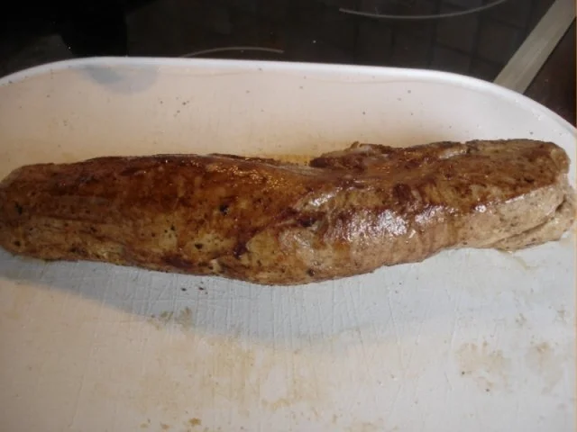 Schweinefilet im Blätterteig mit Champignonsauce und Kartoffelpilzen - Rezept - Bild Nr. 6