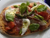 Cocafladen mit Spargel und Schinken - Rezept