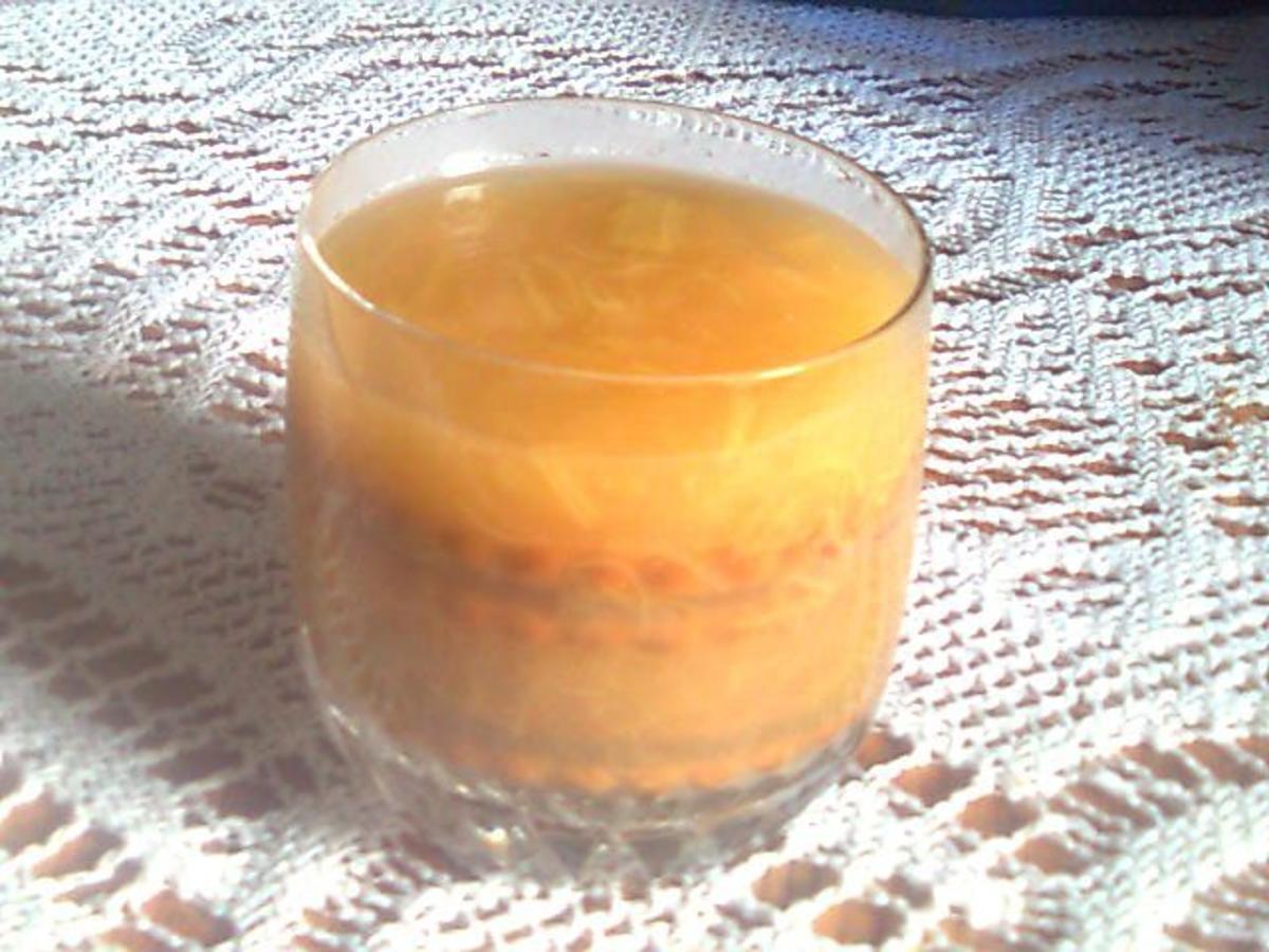 Rhabarberpudding mit Röllchen - Rezept