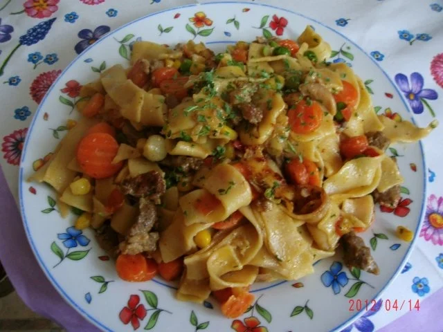 Gourmet Nudelpfanne - Rezept