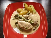 Lenden-Spargel-Pfanne mit Rosmarinkartoffeln - Rezept