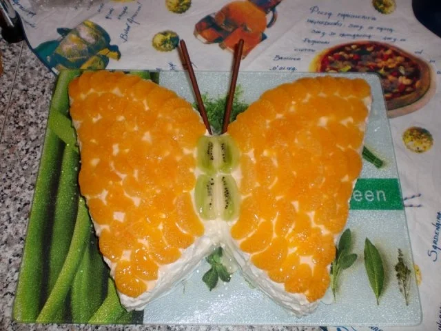 Rezept: Fruit Butterfly Fruit Butterfly - Rezept