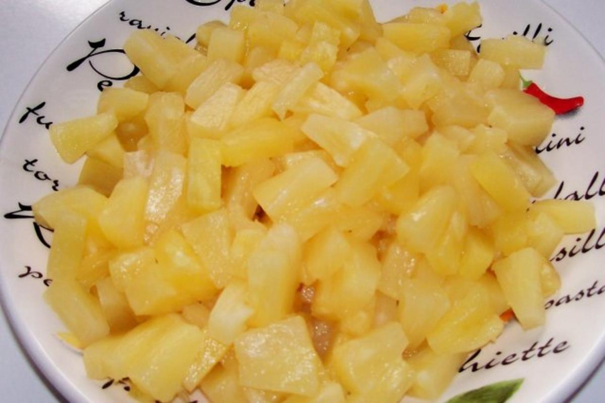 Scharfer Kichererbseneintopf mit Ananas und Bananen - Rezept - Bild Nr. 3