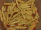 Chorizo-Pasta mit Eiersahne - Rezept