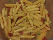 Chorizo-Pasta mit Eiersahne - Rezept