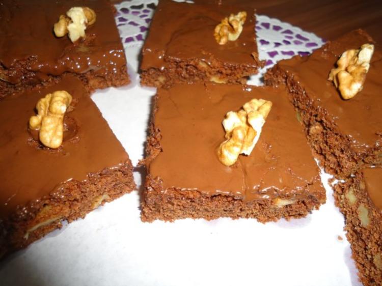 Walnuss-Brownies - Rezept mit Bild - kochbar.de