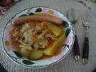 Suppen & Eintopf : Weißkohleintopf mit Beilagen - Rezept