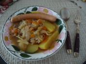 Suppen & Eintopf : Weißkohleintopf mit Beilagen - Rezept